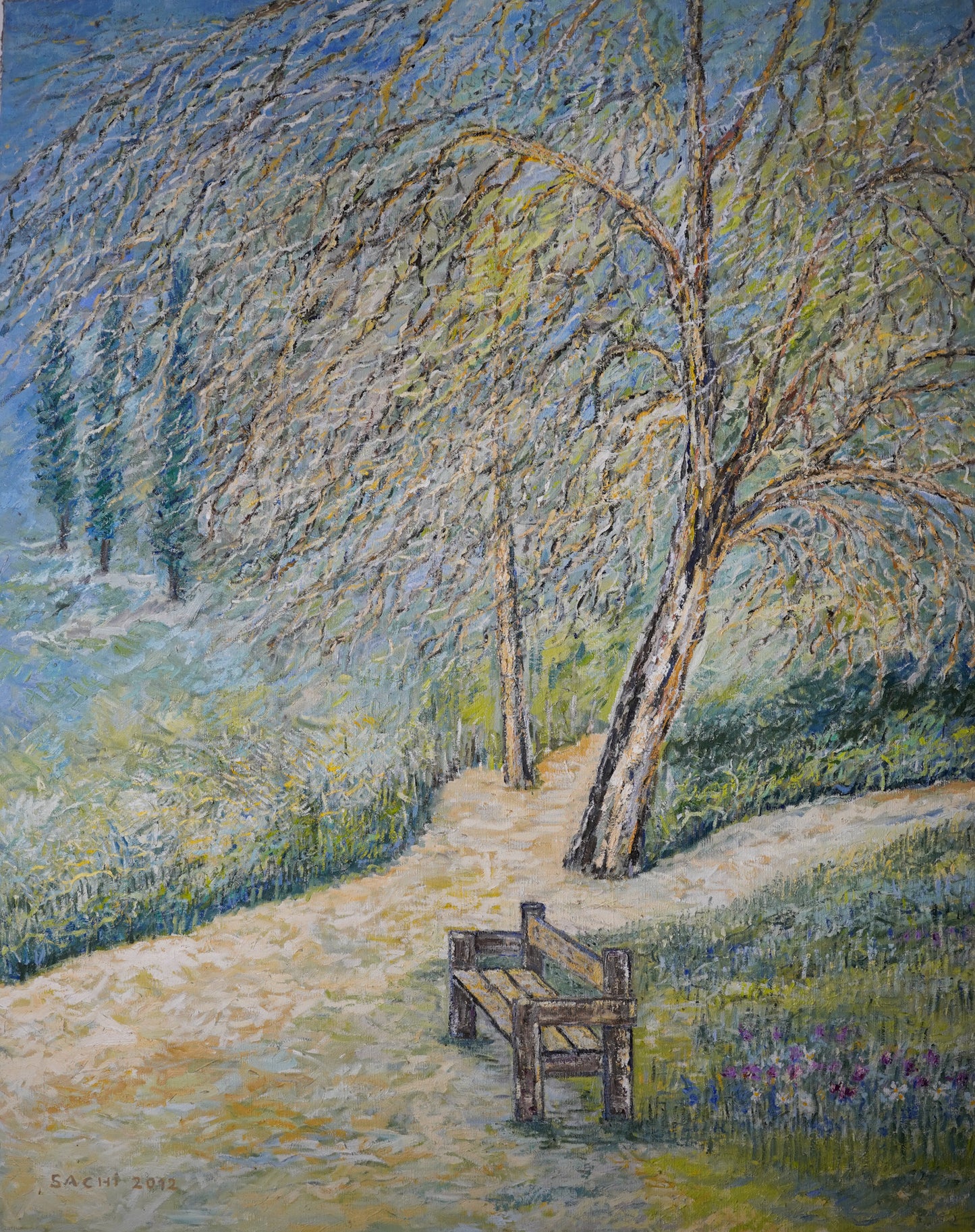 Lovers bench